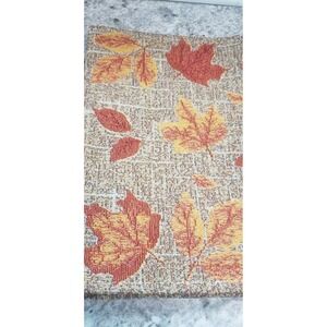 Fall Leaves Placemats Set Of 4 Harvest Collection 13"x19" Halloween Thanksgiving